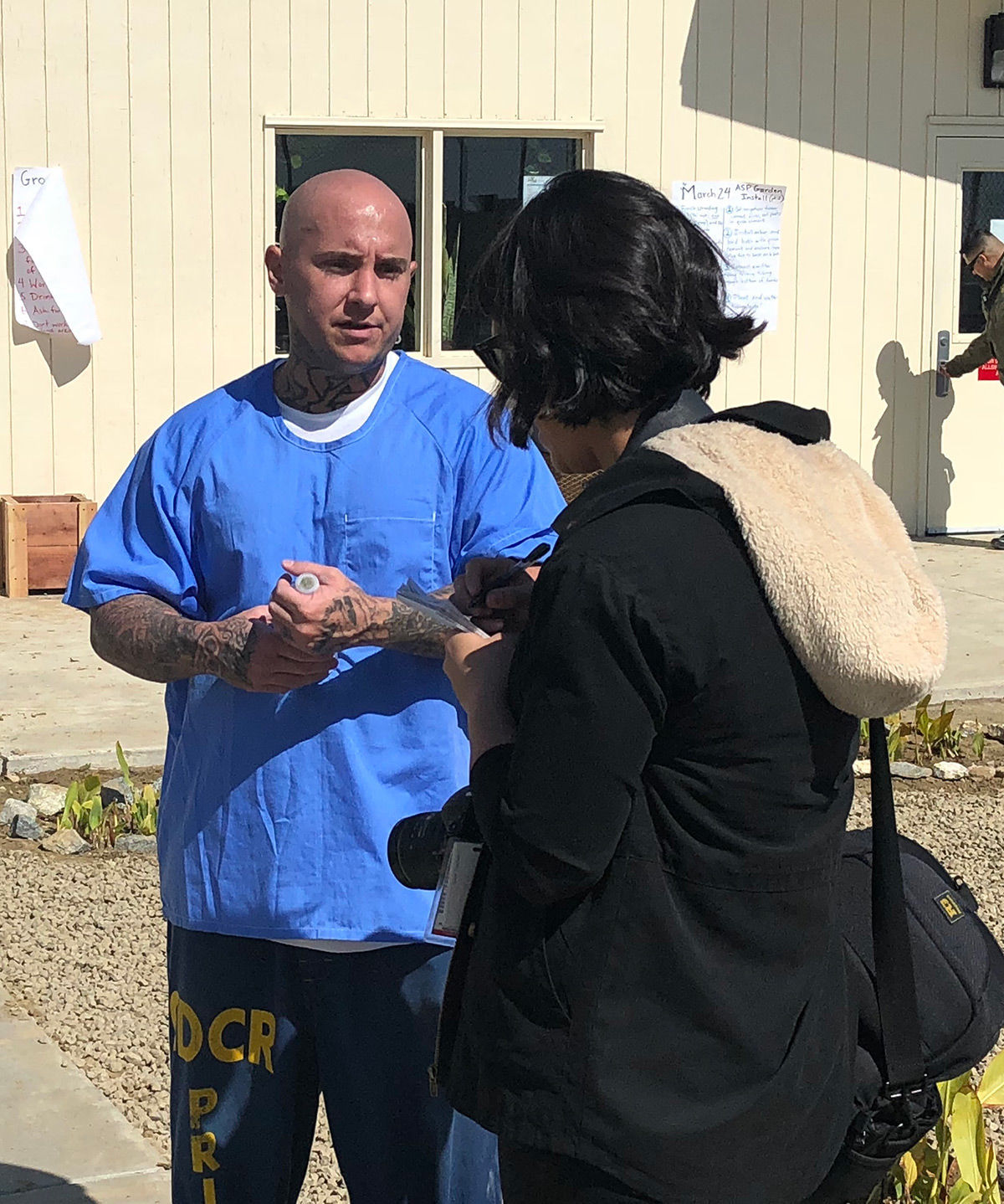 Avenal State Prison garden